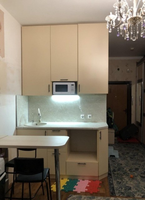 Студия, 26 м², Монолитно-каркасный, Авиапорт 2