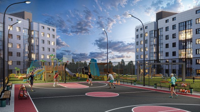 1 комн., 43 м², Монолитно-каркасный, Авторынок 5