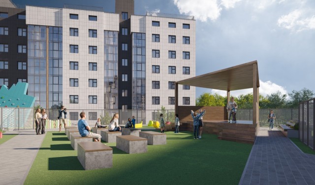 1 комн., 43 м², Монолитно-каркасный, Авторынок 6