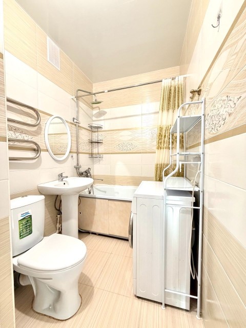 1 комн., 38 м², Монолитно-каркасный, Манчаары 11