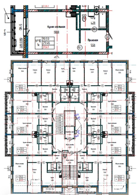 Студия, Инд. планировка, ДСК 2