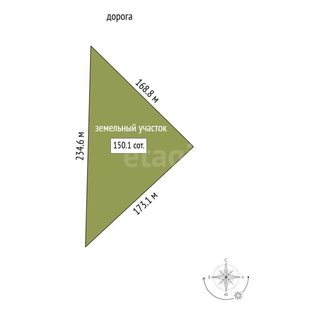 15000 м², земельные участки, продаю 6