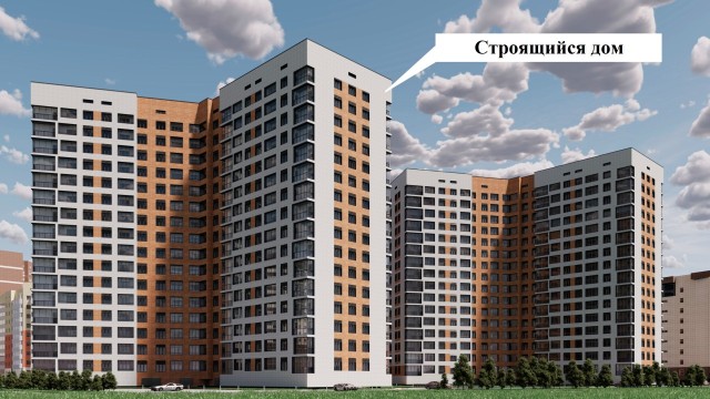 1 комн., 41 м², Монолитно-каркасный, Прометей, ЖК
