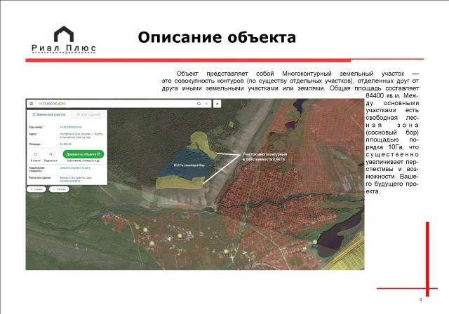 84400 м², земельные участки, продаю 3