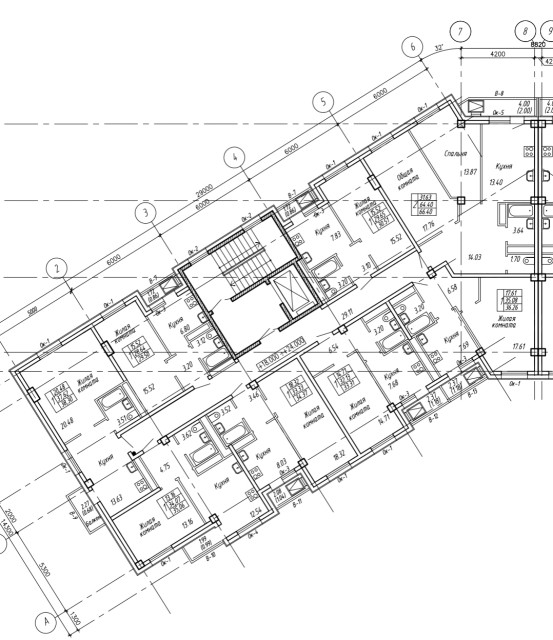 1 комн., 30 м², Монолитно-каркасный, Сайсары 6