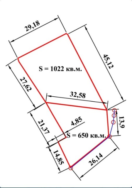 650 м², земельные участки, продаю 3