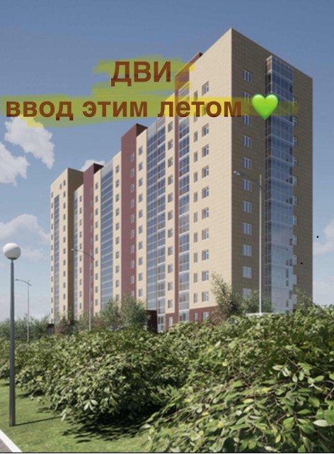 2 комн., 58 м², Инд. планировка